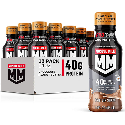 Muscle Milk Pro Series Protein Shake-40g Protein(Pack of 12)